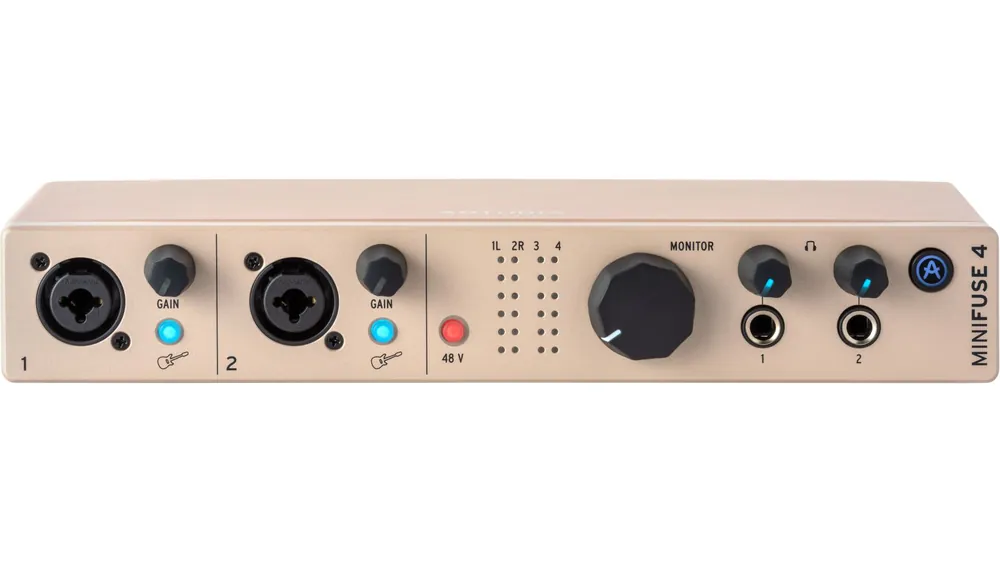 Arturia MiniFuse 4 Champagne Interface Schneller Versand