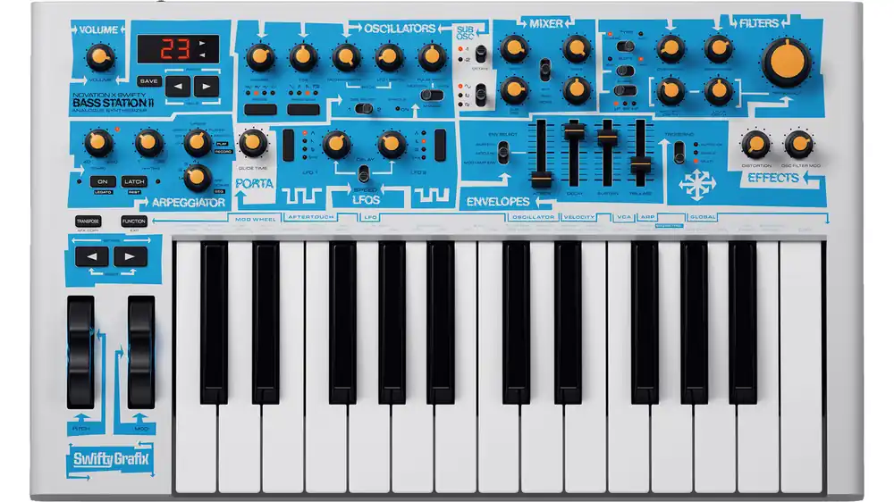 Aktuell Novation Bass Station II Swifty Edition White