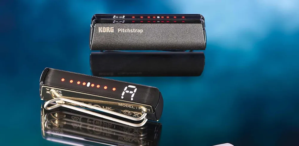Preiswert Korg PitchStrap Gurt Tuner TUPST1BK chromatisch