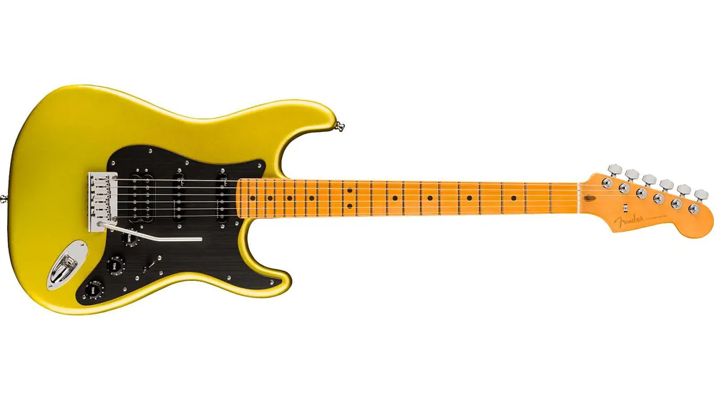 Sonderaktion Fender American Ultra II Strat HSS MN SFL Solar Flake