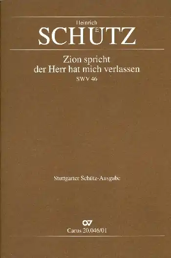 Garantierte Lieferung Zion spricht der Herr hat mich verlassen Konzert für 2 6-stg. Favoritchöre, 2 4-stg. Capellchöre ad