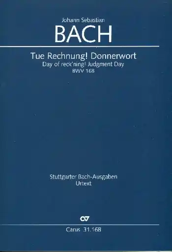 Online Kaufen Tue Rechnung Donnerwort Kantate Nr.168 BWV168