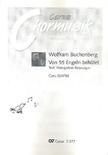 Von 55 Engeln behütet für gem Chor a cappella Preiswert