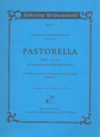 Direkt Vom Hersteller Pastorella F-Dur op.18,8 für Orgel und Streichquartett