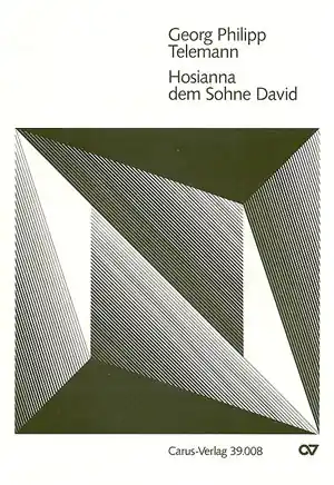 Markenprodukt HOSIANNA DEM SOHNE DAVID FUER CHOR (SA) UND BC PARTITUR