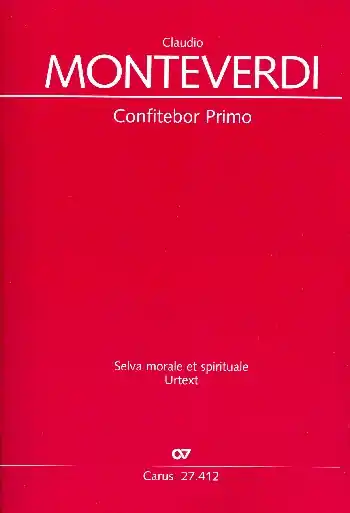 Sonderangebot Confitebor primo SV265 für Soli, gem Chor und Bc (Instrumente ad lib)