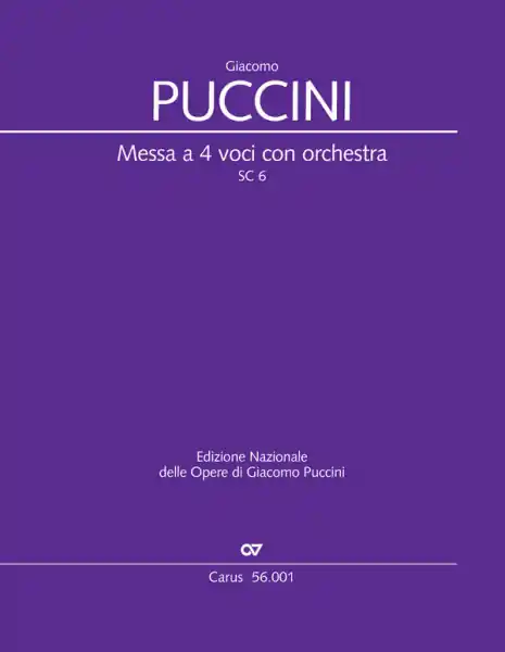 Preiswert Messa di Gloria für Soli, gem Chor und Orchester
