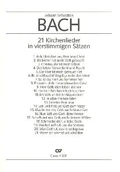 21 Kirchenlieder in vierstimmigen Sätzen Aktuell