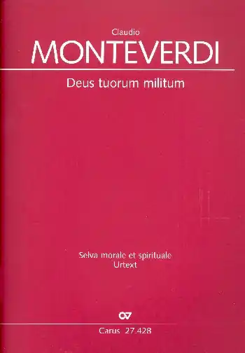Angebot Deus tuorum militum SV280 für Soli, 2 Violinen und Bc