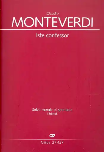 Top-Angebot Iste confessor SV279 und Ut queant laxis SV279a für 2 Soprane, 2 Violinen und Bc