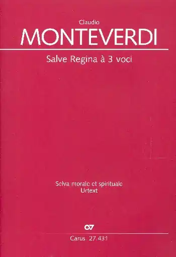 Expressversand Salve regina SV285 für Alt, Tenor (Sopran), Bass und Bc