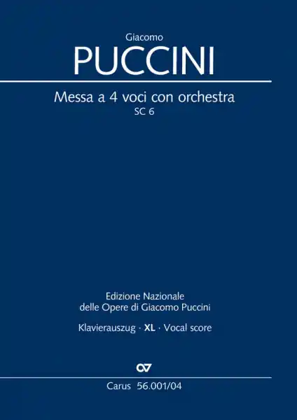 Sofort Bestellen Messa di Gloria für Soli, gem Chor und Orchester (Kammerorchester)