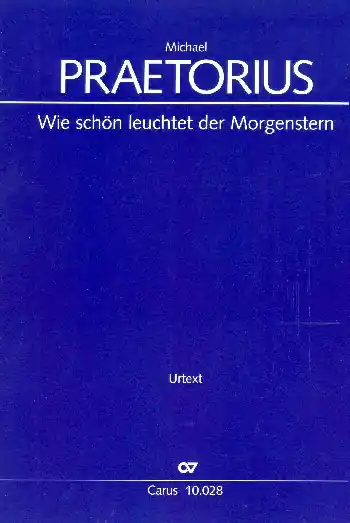 Wie schön leuchtet der Morgenstern für gem Chor und Bc (Kapellchor und Instrumente ad lib) Markenware
