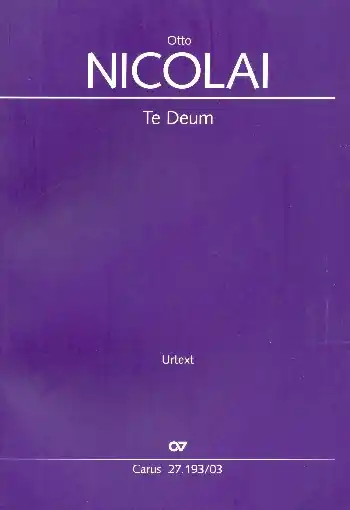 Rabatt Te Deum für Soli, gem Chor und Orchester