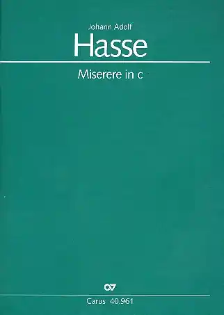 Miserere c-Moll für Soli, gem Chor und Orchester Aktuell
