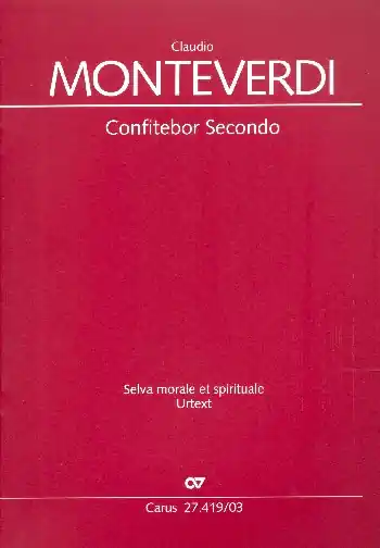 Kostenloser Versand Confitebor secondo für Soli, gem Chor, 2 Violinen und Bc