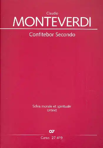 Gratis Versand Confitebor secondo für Soli, gem Chor, 2 Violinen und Bc