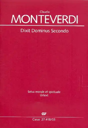 Heißes Angebot Dixit Dominus secondo für Soli, gem Chor, 2 Violinen und Bc (Instrumente ad lib)