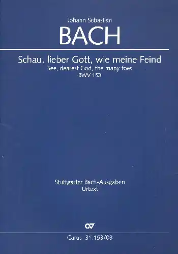 Top-Angebot Schau lieber Gott wie meine Feind Kantate Nr.153 BWV153