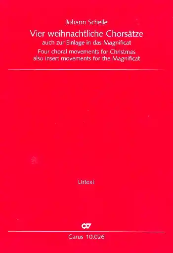 4 weihnachtliche Chorsätze (auch zur Einlage in das Magnificat) für Soli, gem Chor und Orchester Letzte Chance