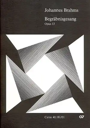 Kostenloser Rückversand Begräbnisgesang op.13 für Chor und Blasinstrumente