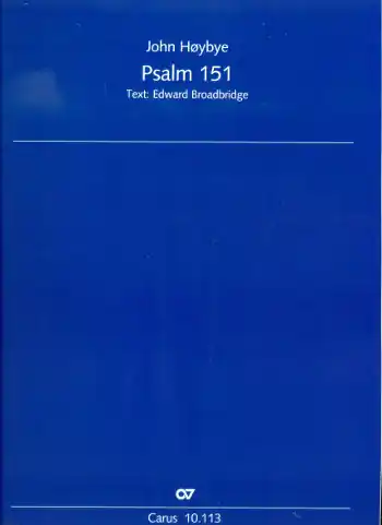 Psalm 151 für gem Chor und Violine Zertifiziert