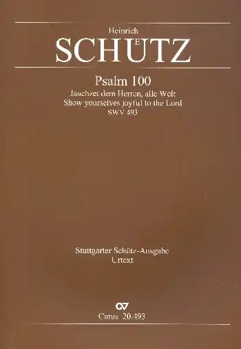 Highlight Jauchzet dem Herrn alle Welt SWV493 (vervollständigte Fassung) für 8 Stimmen (Doppelchor) und Bc
