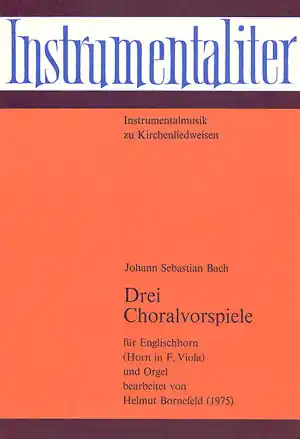 3 Choralvorspiele für Englischhorn und Orgel Heißes Angebot