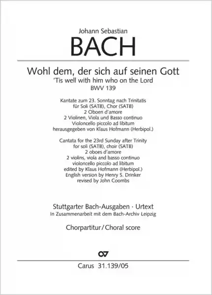 Rabatt Wohl dem der sich auf seinen Gott Kantate Nr.139 BWV139