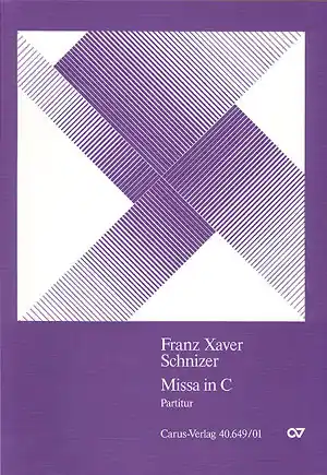 Missa in C coro a 4 voci (SATB), contrabbasso e organo obbligato Neue Ware