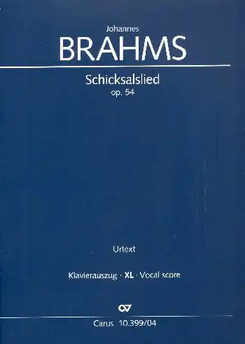 Ausverkauf Schicksalslied op.54 für gem Chor und Orchester