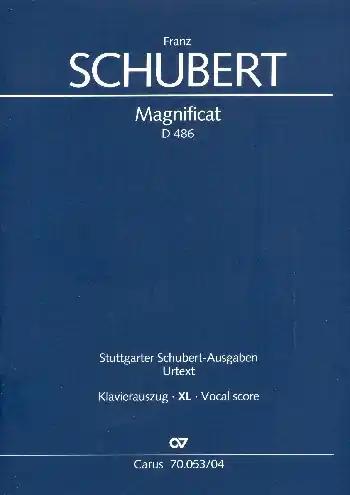 Magnificat C-Dur D486 für Soli, gem Chor und Orchester Neu Im Sortiment