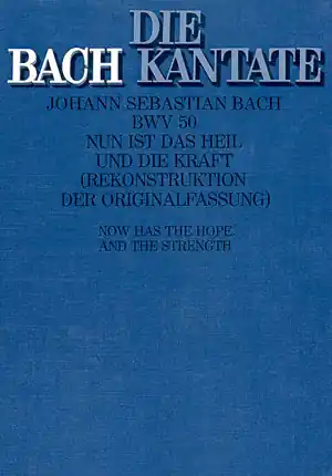 Sichere Zahlung Nun ist das Heil und die Kraft für Soli, gem Chor und Orchester