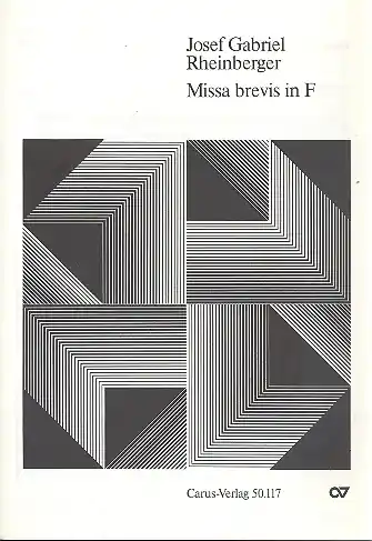 Missa brevis F-Dur op.117 für gem Chor a cappella Neuheit