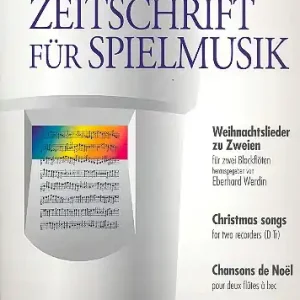 Echt Weihnachtslieder zu Zweien für 2 Blockflöten (SA)