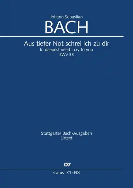 Kostenfreie Lieferung Aus tiefer Not schrei ich zu dir Kantate Nr.38 BWV38