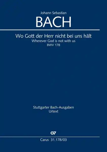 Beliebt Wo Gott der Herr nicht Kantate Nr.178 BWV178