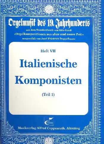 Preisknaller Italienische Komponisten Band 1 für Orgel