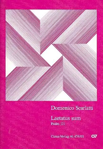 Laetatus sum Psalm 21 für Sopran, Alt, Chor und Bc Aktuell