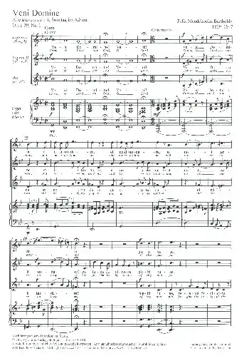 Ausverkauf Veni Domine op.39,1 für Frauenchor und Orgel (Klavier)