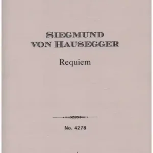 Requiem für 8stg. gem Chor und Orgel ad lib Solange Der Vorrat Reicht