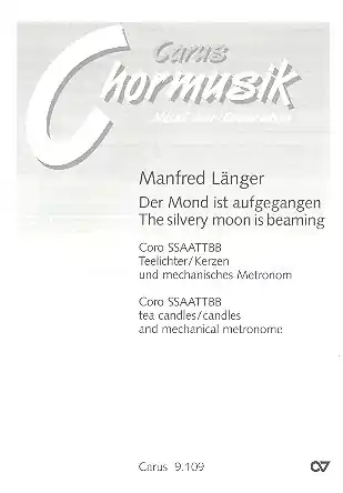 Der Mond ist aufgegangen für gem Chor, Teelichter und mechanisches Metronom Sonderangebot