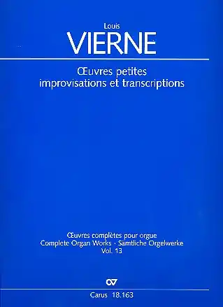 Markenware Oeuvres petites, improvisations et transcriptions für Orgel