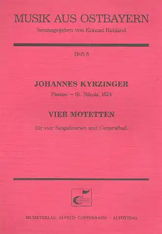 4 Motetten für 4 Stimmen und Bc Heißes Angebot
