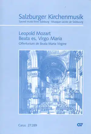Top-Seller Beata es Virgo Maria für Sopran, gem Chor und Instrumente