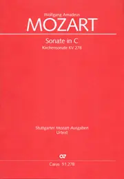 Nur Heute Kirchensonate KV278 für 2 Oboen, 2 Clarinen, Pauken, 2 Violinen und Bc