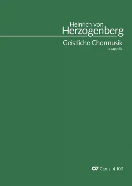 Markenware Geistliche Chormusik a cappella