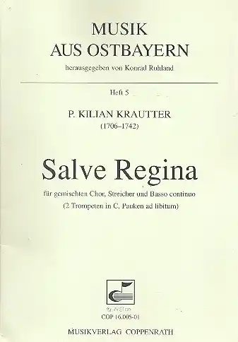 Salve Regina C-Dur für Soli, Chor, 2 Trompeten, Streicher und Orgel Preisreduziert