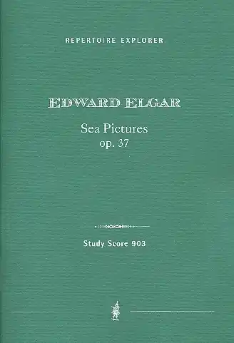 Kostenloser Versand Sea Pictures op.37 for voice and orchestra