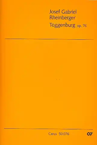 Billig Toggenburg op.76 für Soli, gem Chor und Klavier